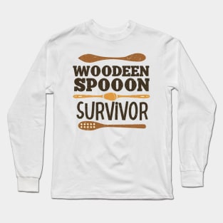 wooden spoon survivor Long Sleeve T-Shirt